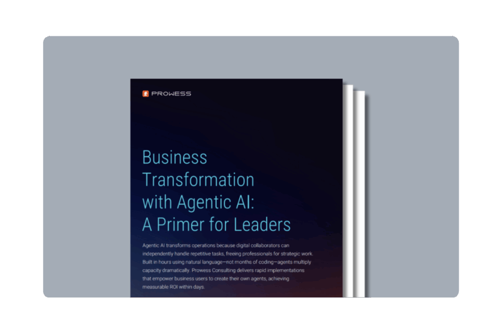 Business Transformation with Agentic AI: A Primer for Leaders - Prowess ...