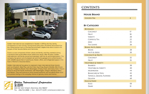 Image of open GIC catalog